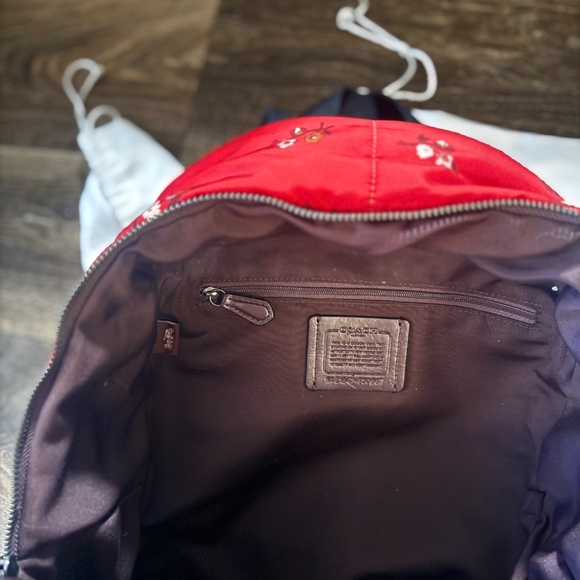 Coach Floral Quilted Puffer Nylon Backpack main image 9